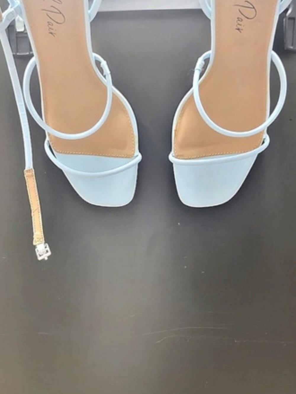 MIA Strappy Heels in Blue Like New
